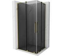 Mexen Velar L Duo cabine de douche coulissante 90 x 80 cm, graphite, or - 871-090-080-02-43-50 47134 5905315313683