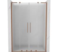 Mexen Velar L Duo porte de douche coulissante 140 cm, givrée, cuivre brossé - 871-140-003-32-65 50890 5905315342447