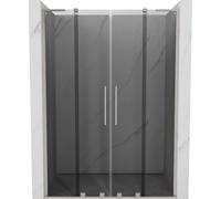Mexen Velar L Duo porte de douche coulissante 160 cm, graphite, nickel brossé - 871-160-003-42-97 52045 5905315343307