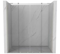 Mexen Velar L Duo porte de douche coulissante 170 cm, transparent, nickel brossé - 871-170-003-02-97 50823 5905315314642