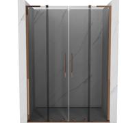 Mexen Velar L Duo portes de douche coulissantes 140 cm, graphite, or rose - 871-140-003-42-60 51978 5905315342980