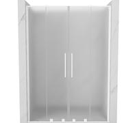 Mexen Velar L Duo portes de douche coulissantes 160 cm, dépoli, blanc - 871-160-003-32-20 50842 5905315314758