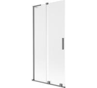 Mexen Velar L écran de baignoire à 2 panneaux coulissants 95 x 150 cm, givre, gun métal - 896-095-003-31-95 42273 5905315276087
