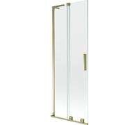 Mexen Velar L pare-baignoire coulissant à 2 volets 70 x 150 cm, transparent, or - 896-070-003-01-50 42055 5905315274595