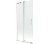 Mexen Velar L paroi de baignoire double paroi coulissante 95 x 150 cm, transparent, nickel brossé - 896-095-003-01-97 42171 5905315275271