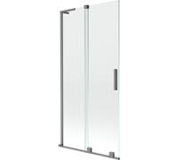 Mexen Velar L paroi de douche pliante à 2 battants 95 x 150 cm, transparent, métal canon - 896-095-003-01-95 42114 5905315275189