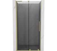 Mexen Velar L porte de douche coulissante 100 cm, graphite, or brossé - 871-100-003-41-55 41951 5905315301505