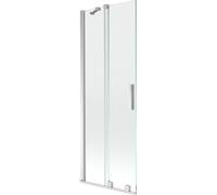 Mexen Velar Panneau de baignoire à 2 volets Réglable 70 x 150 cm, transparent, chromé - 896-070-000-01-01
