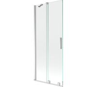 Mexen Velar Panneau de baignoire à 2 volets Réglable 85 x 150 cm, transparent, chromé - 896-085-000-01-01