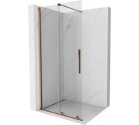 Mexen Velar Panneau de douche coulissant Walk-in 70 x 200 cm, transparent 8 mm, or rose - 871-070-000-03-60 23969 5905315214591