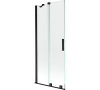 Mexen Velar pare-douche à deux battants coulissants 80 x 150 cm, transparent, noir - 896-080-000-01-70 24566 5905315221674