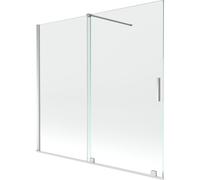 Mexen Velar pare-douche à deux volets coulissants 170 x 150 cm, transparent, chrome - 896-170-000-01-01 24379 5905315220738