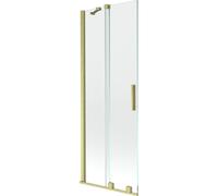 Mexen Velar paroi de baignoire à 2 volets coulissants 70 x 150 cm, transparent, doré brossé - 896-070-000-01-55 24441 5905315221056
