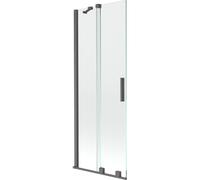 Mexen Velar paroi de baignoire 2 volets coulissants 70 x 150 cm, transparent, gris fusil brossé - 896-070-000-01-66 24531 5905315221506