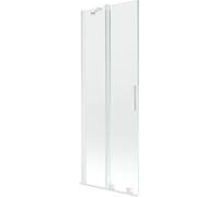 Mexen Velar paroi de baignoire rétractable à 2 volets 70 x 150 cm, transparent, blanc - 896-070-000-01-20 24382 5905315220752
