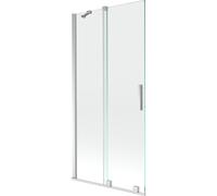 Mexen Velar paroi de douche à 2 volets coulissants 90 x 150 cm, transparent, chrome - 896-090-000-01-01 24347 5905315220646