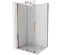 Mexen Velar paroi de douche coulissante Walk-in 120 x 200 cm, transparent 8 mm, cuivre brossé - 871-120-000-03-65 23988 5905315214782
