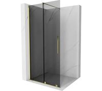 Mexen Velar paroi de douche coulissante Walk-in 85 x 200 cm, graphite 8 mm, or - 871-085-000-43-50 40524 5905315284600