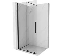 Mexen Velar paroi de douche coulissante Walk-in 85 x 200 cm, transparent 8 mm, noir - 871-085-000-03-70 24008 5905315214980