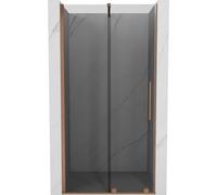 Mexen Velar porte de douche coulissante 110 cm, graphite, cuivre brossé - 871-110-000-41-65 40058 5905315282514
