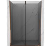 Mexen Velar porte de douche coulissante 130 cm, graphite, or rose - 871-130-000-41-60 40051 5905315282453
