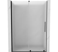 Mexen Velar porte de douche coulissante 150 cm, givrée, noire - 871-150-000-31-70 39546 5905315281913