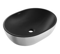 Mexen Viki lavabo vasque 48 x 35 cm, noir mat/argent - 21054874 21889 5907709156821