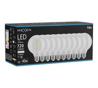 Mexen Vintis 10x Ampoule filament LED E27, G95, 6W, Neutre - 4000K, 720 lm, clair - L157-E27-0640-00x10 96365 5907931024578