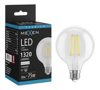 Mexen Vintis Ampoule à filament LED E27, G95, 10W, Neutre - 4000K, 1320 lm, transparent - L157-E27-1040-00 94770 5905315980878