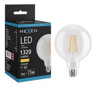 Mexen Vintis Ampoule filament LED E27, G125, 10W, Chaude - 2700K, 1320 lm, claire - L158-E27-1027-00 95094 5905315980977