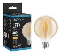 Mexen Vintis Ampoule LED filament E27, G95, 4W, Chaud - 2700K, 400 lm, ambre - L157-E27-0427-50 94749 5905315980762
