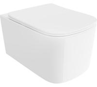 Mexen Vivo Cuvette de WC Rimless Tornado avec abattant Slim-Softclose, plastique thermodurci, blanc brillant - 30610200T