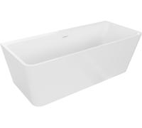 Mexen Volta, baignoire murale indépendante 150 x 75 cm, blanche, trop-plein blanc - 51131507500-20