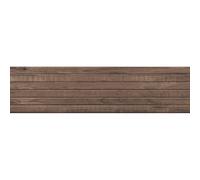 Mexen Western Wood Carreau en gré cérame émaillé rectifié Choco G1, imitation bois, mural 120 x 30 cm, mat 97282 5907931904306