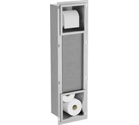 Mexen X-Wall-BP porte-papier toilette avec chargeur, inox - 1914 14943 5907709146358