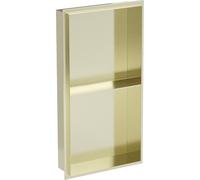 Mexen X-Wall-NR étagère encastrée sans collerette avec tablette 60 x 30 cm, or brossé - 1951603010S 14924 5907709146808