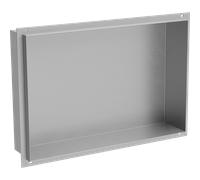 Mexen X-Wall-NR étagère encastrée sans rebord 45 x 30 cm, inox - 1911453010 14910 5907709146273