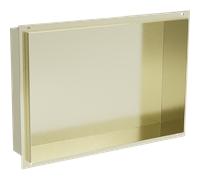 Mexen X-Wall-NR étagère encastrée sans rebord 45 x 30 cm, or brossé - 1951453010 14912 5907709146778