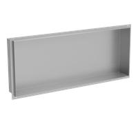 Mexen X-Wall-NR étagère encastrée sans rebord 75 x 30 cm, inox - 1911753010 14927 5907709146310