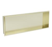 Mexen X-Wall-NR étagère encastrée sans rebord 90 x 30 cm, or brossé - 1951903010 14933 5907709146822