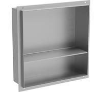 Mexen X-Wall-NR étagère encastrée sans rebord avec tablette 30 x 30 cm, inox - 1911303010S 14902 5907709146259