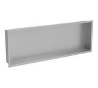 Mexen X-Wall-R étagère à encastrer avec collerette 90 x 30 cm, inox - 1910903010 14881 5907709146211