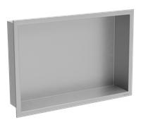Mexen X-Wall-R étagère encastrée avec collerette 45 x 30 cm, inox - 1910453010 14861 5907709146167