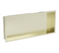 Mexen X-Wall-R étagère encastrée avec collerette 75 x 30 cm, or brossé - 1950753010 14879 5907709146709
