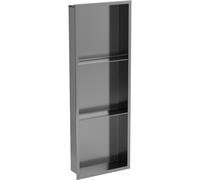 Mexen X-Wall-R étagère encastrée avec collerette et étagère 90 x 30 cm, gris gun brossé - 19E0903010S 83745 5905315990921