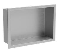 Mexen X-Wall-R étagère encastrée avec rebord 30 x 20 cm, inox - 1910302010 14695 5907709146129