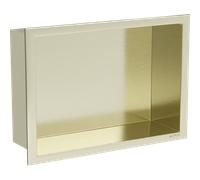 Mexen X-Wall-R étagère encastrée avec rebord 30 x 20 cm, or brossé - 1950302010 14702 5907709146624