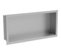 Mexen X-Wall-R étagère encastrée avec rebord 45 x 20 cm, inox - 1910452010 14857 5907709146150