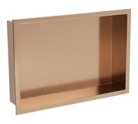Mexen X-Wall-R étagère encastrée avec rebord 45 x 30 cm, cuivre brossé - 19C0453010 83701 5905315990617