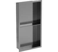 Mexen X-Wall-R étagère encastrée avec rebord et étagère 60 x 30 cm, gris pistolet brossé - 19E0603010S 83729 5905315990891